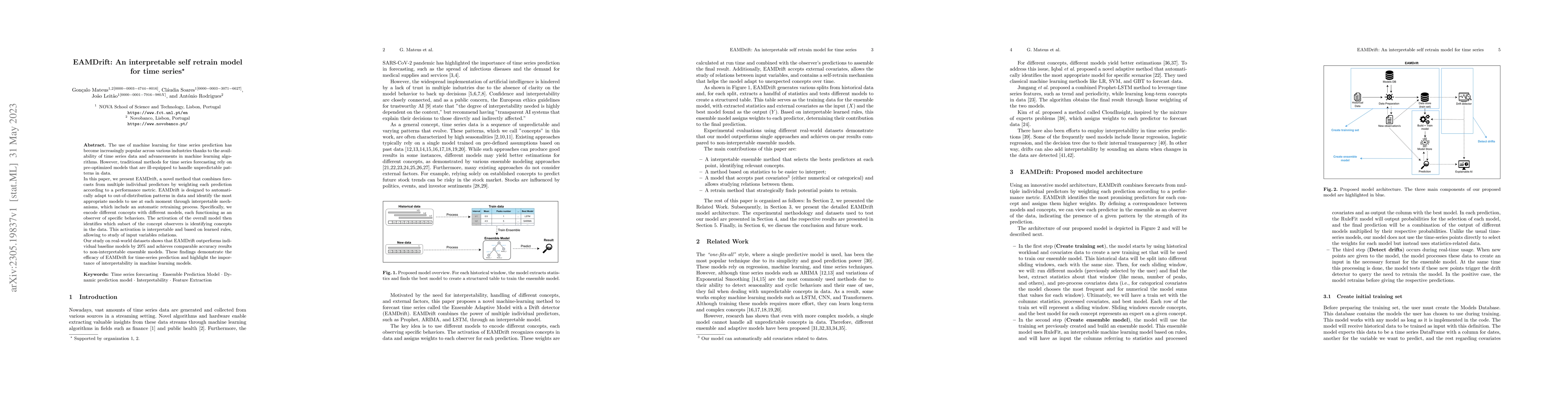 Thumbnail for EAMDrift: An interpretable self retrain model for time series