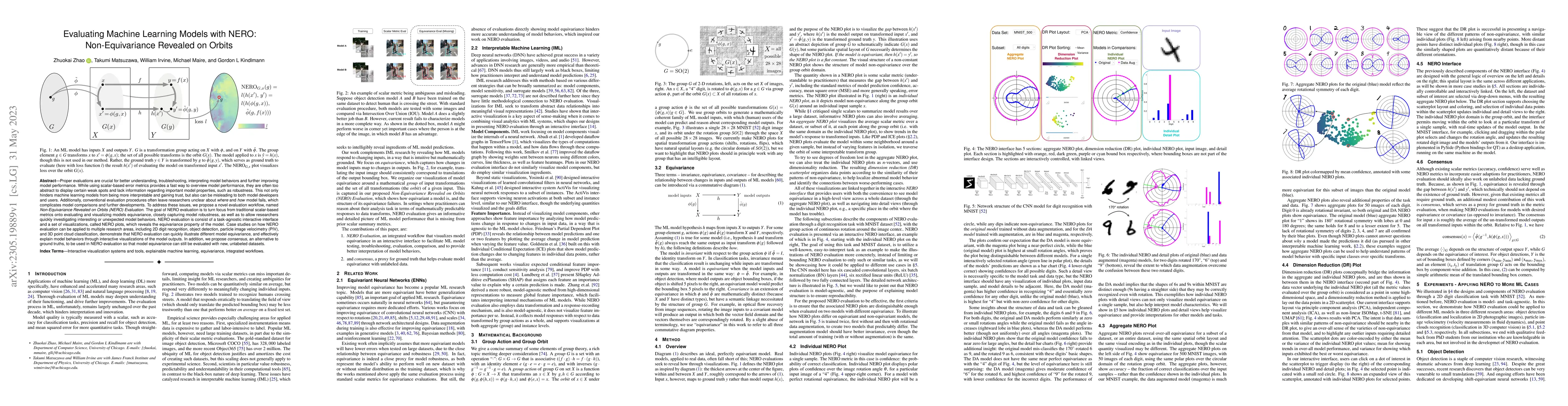Thumbnail for Evaluating Machine Learning Models with NERO: Non-Equivariance Revealed
  on Orbits