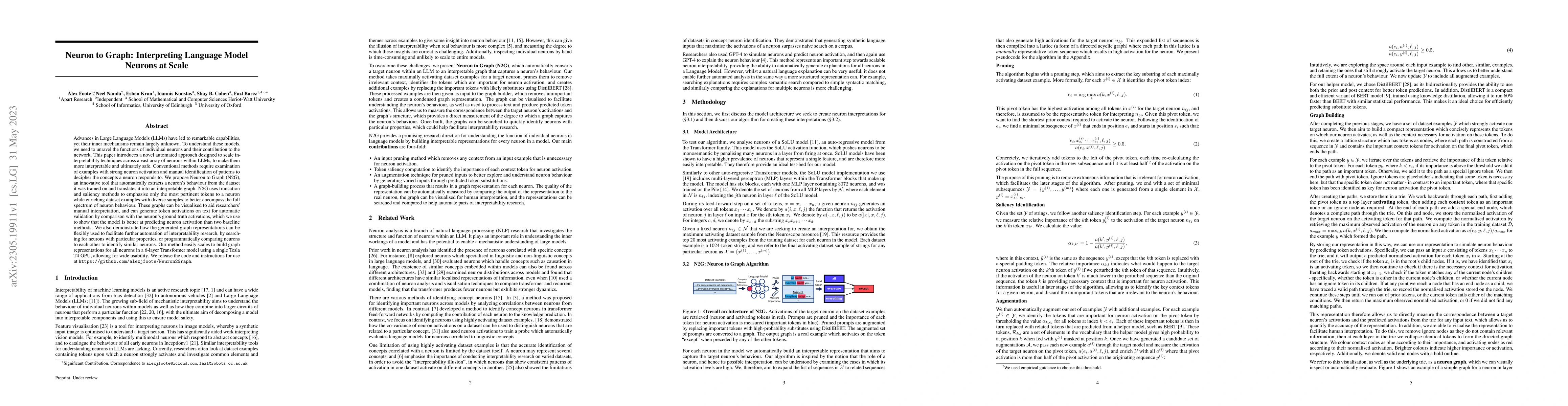 Thumbnail for Neuron to Graph: Interpreting Language Model Neurons at Scale