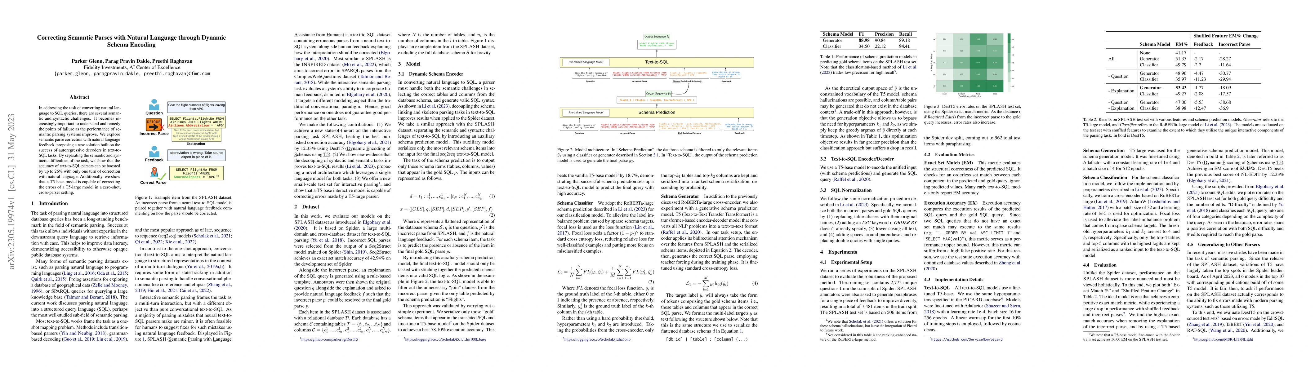 Thumbnail for Correcting Semantic Parses with Natural Language through Dynamic Schema
  Encoding