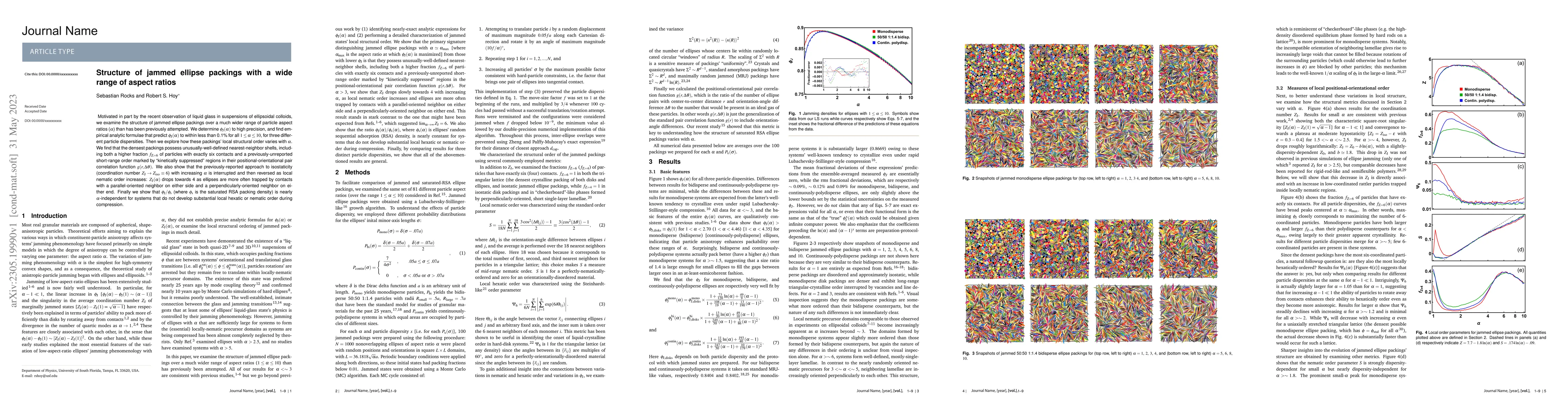 Thumbnail for Structure of jammed ellipse packings with a wide range of aspect ratios