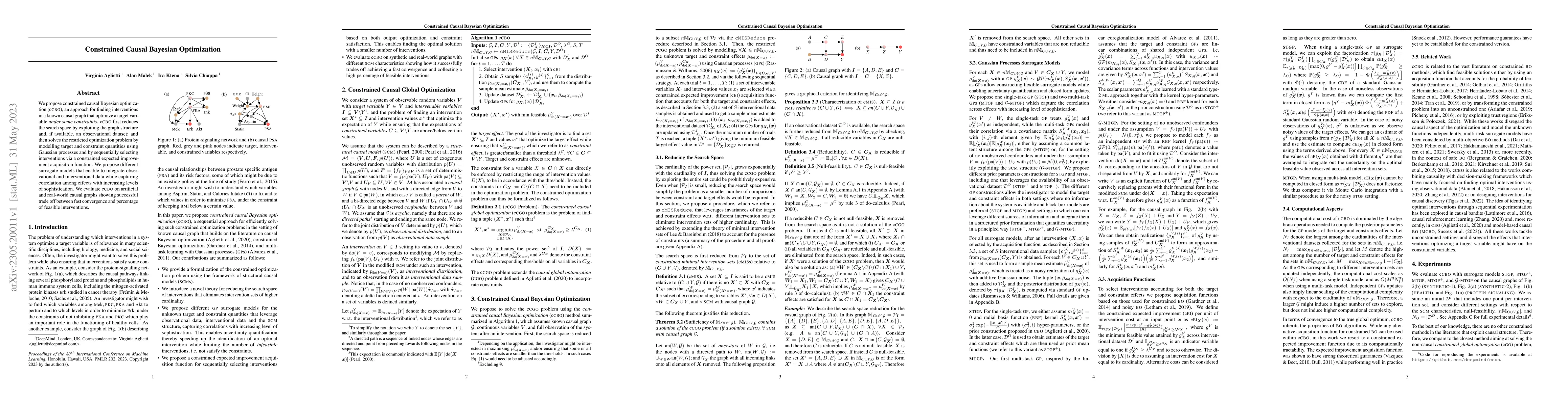 Thumbnail for Constrained Causal Bayesian Optimization