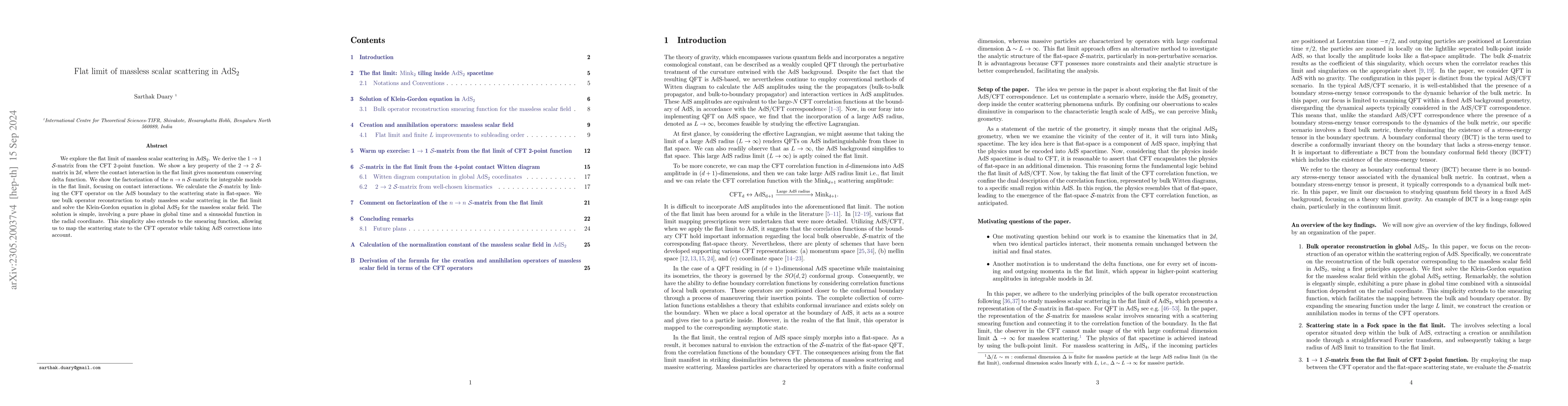 Thumbnail for Flat limit of massless scalar scattering in $\mathrm{AdS}_2$
