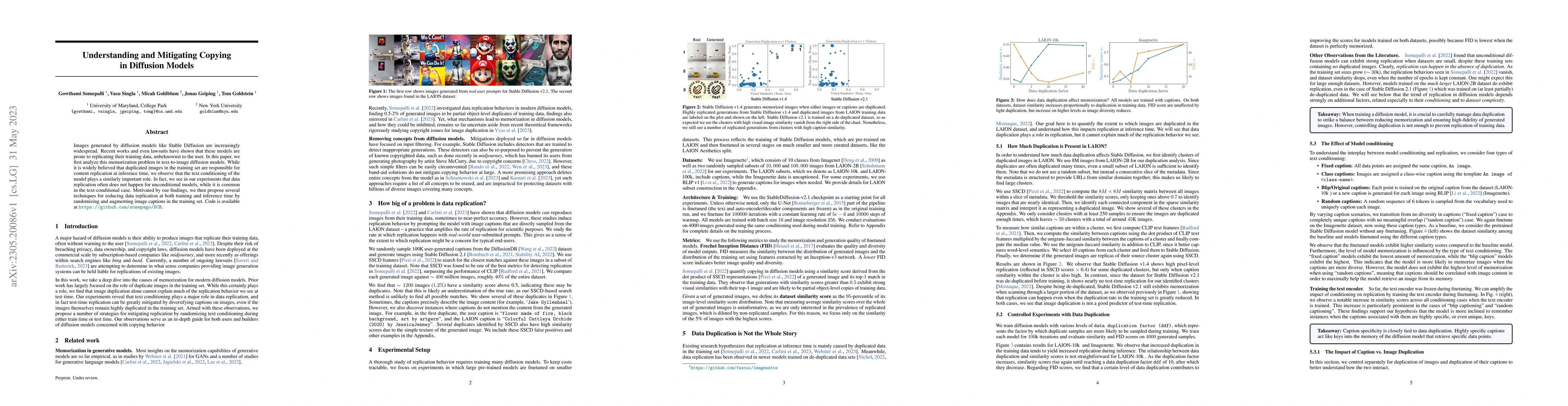 Thumbnail for Understanding and Mitigating Copying in Diffusion Models