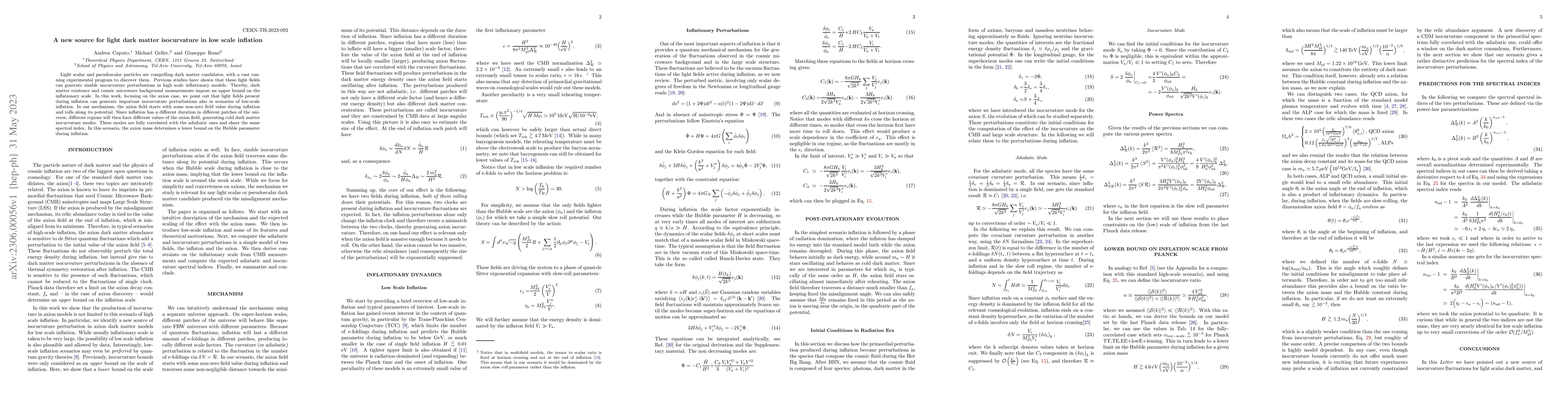 Thumbnail for A new source for light dark matter isocurvature in low scale inflation