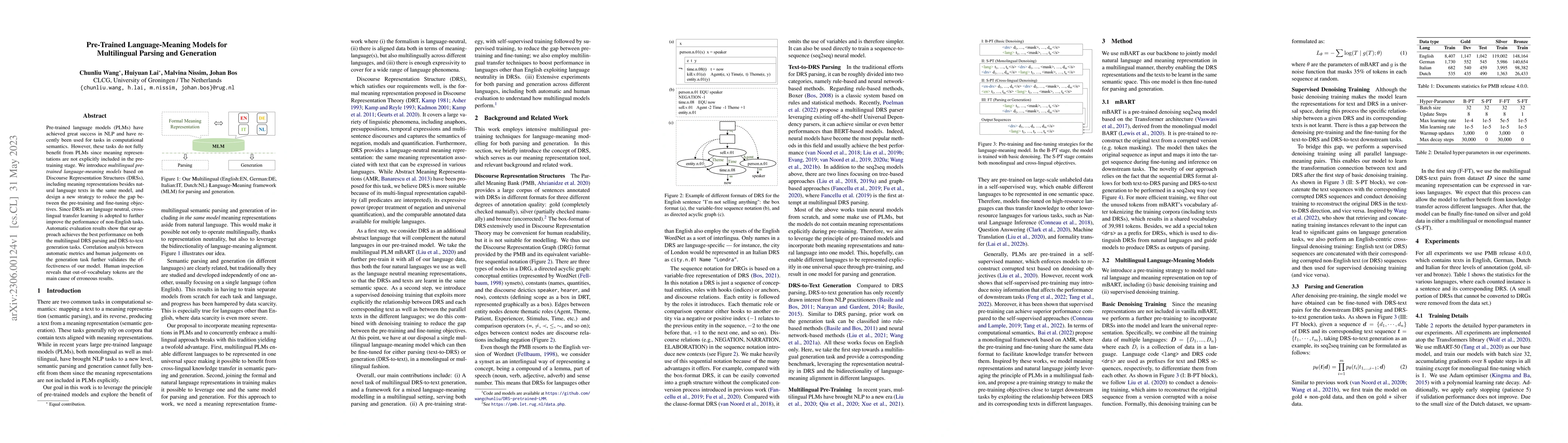Thumbnail for Pre-Trained Language-Meaning Models for Multilingual Parsing and
  Generation