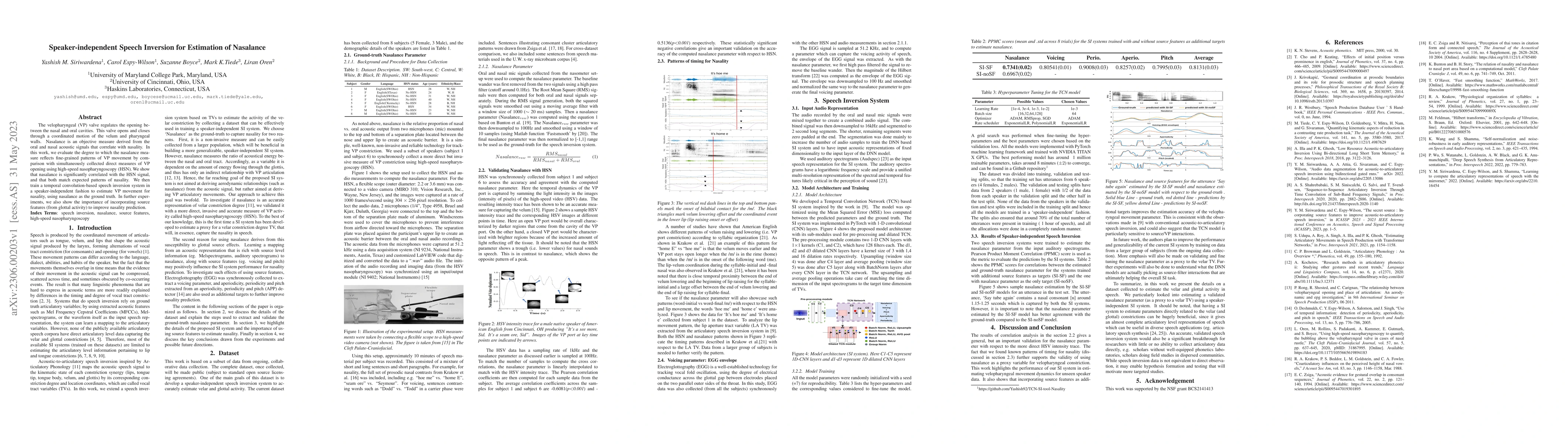Thumbnail for Speaker-independent Speech Inversion for Estimation of Nasalance