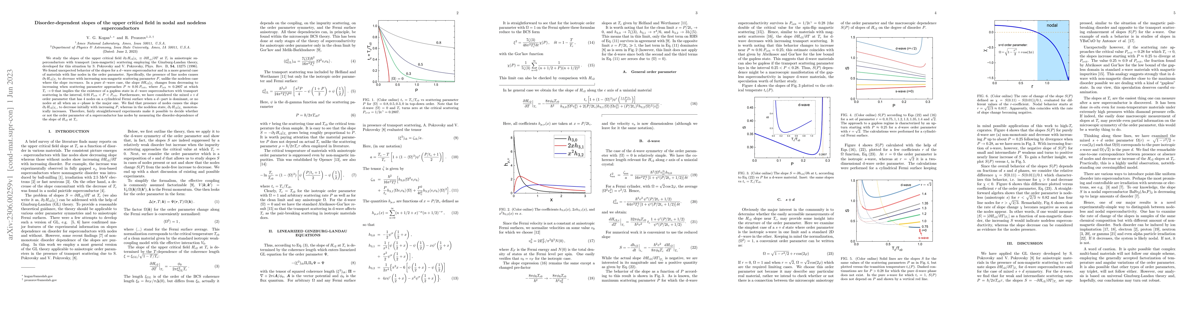 Thumbnail for Disorder-dependent slopes of the upper critical field in nodal and
  nodeless superconductors
