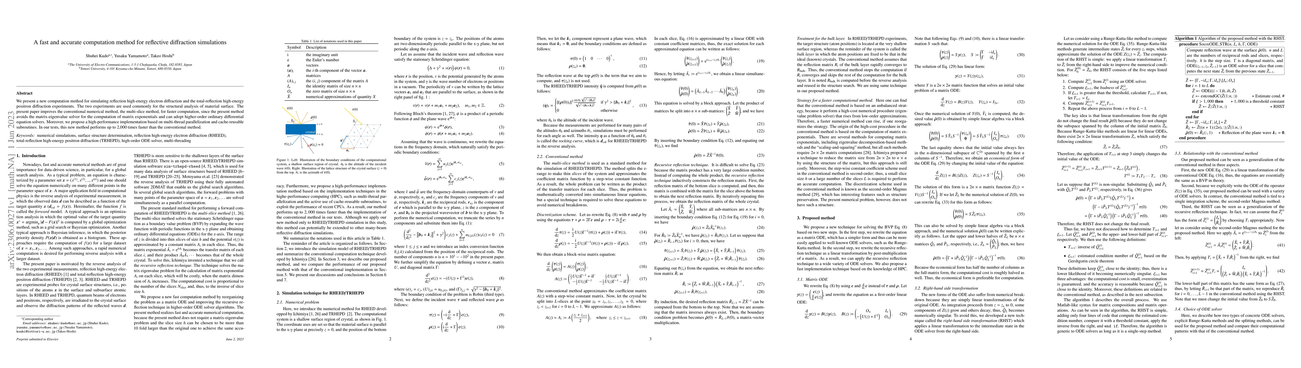 Thumbnail for A fast and accurate computation method for reflective diffraction
  simulations