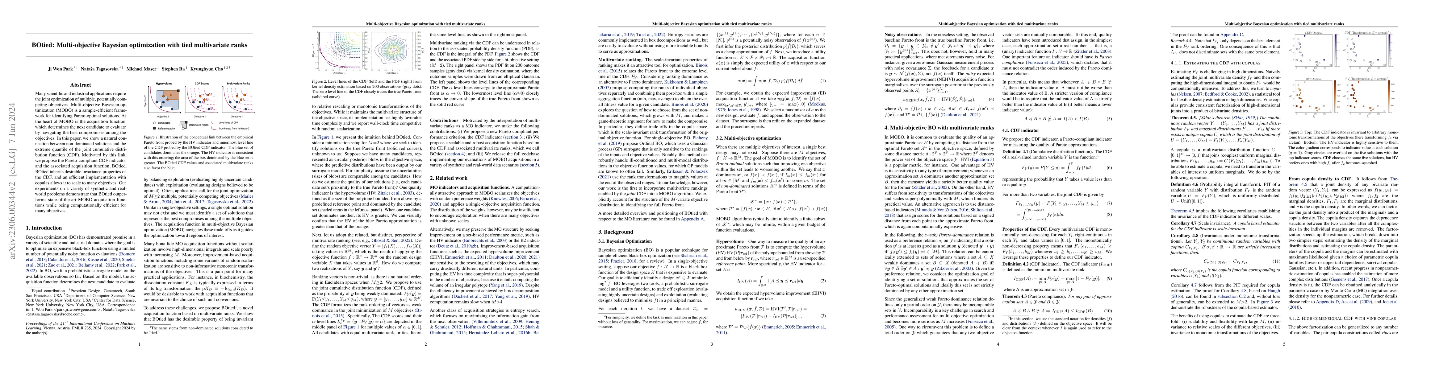 Thumbnail for BOtied: Multi-objective Bayesian optimization with tied multivariate
  ranks