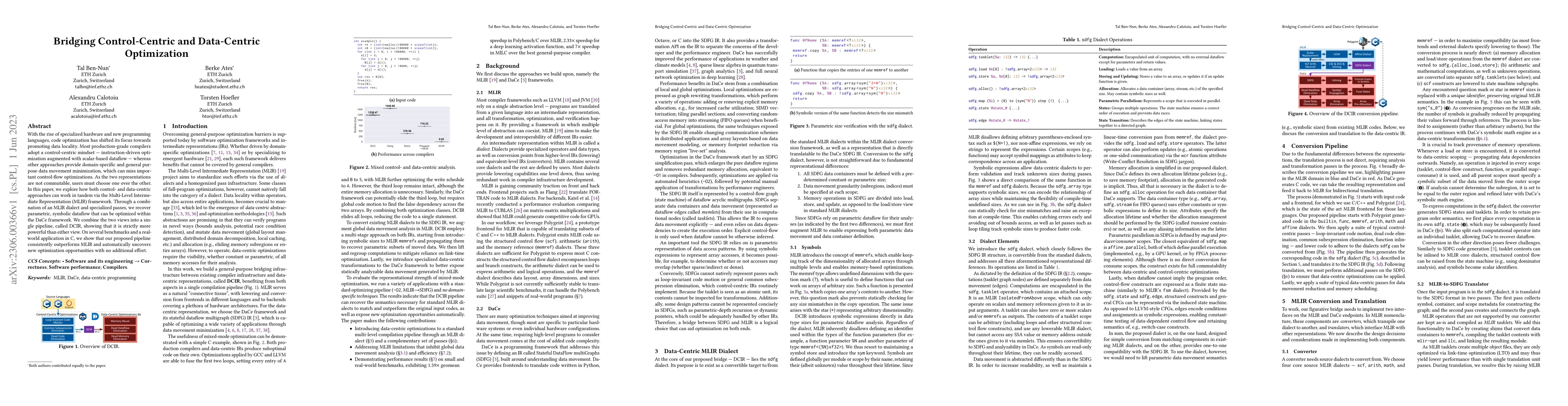 Thumbnail for Bridging Control-Centric and Data-Centric Optimization