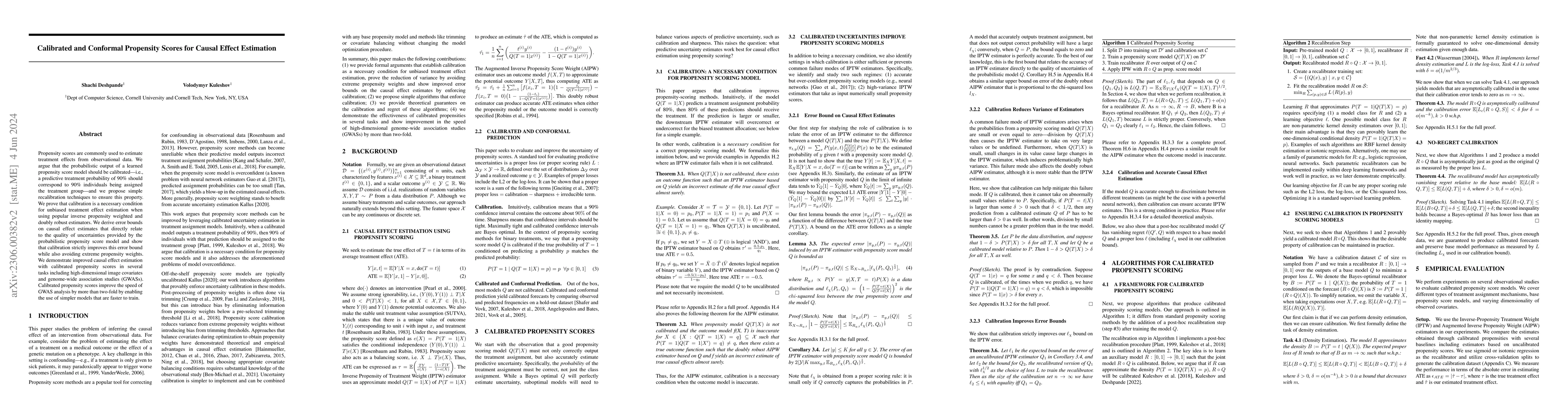 Thumbnail for Calibrated and Conformal Propensity Scores for Causal Effect Estimation