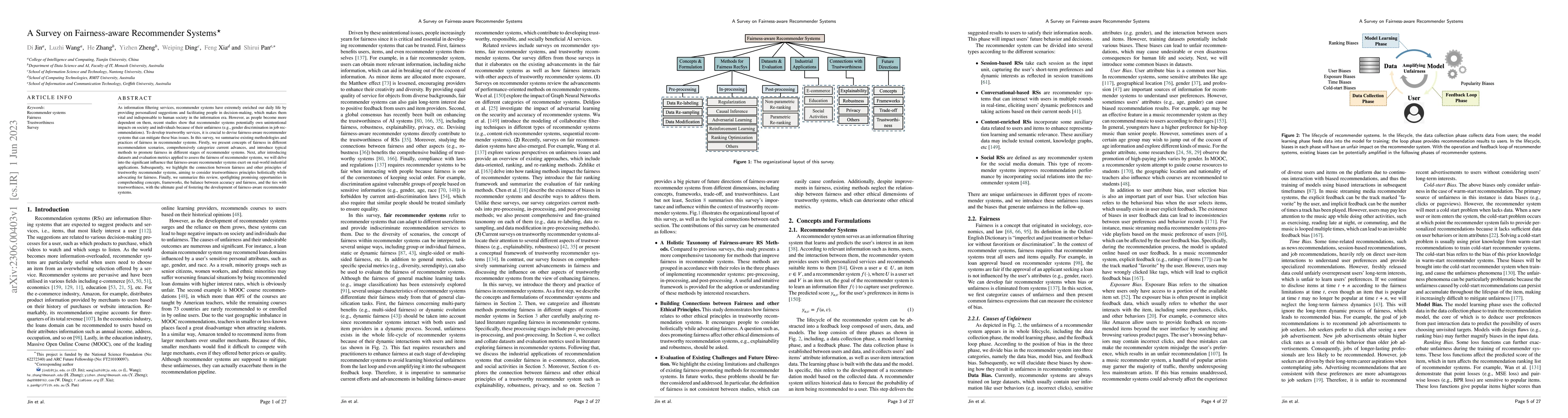 Thumbnail for A Survey on Fairness-aware Recommender Systems
