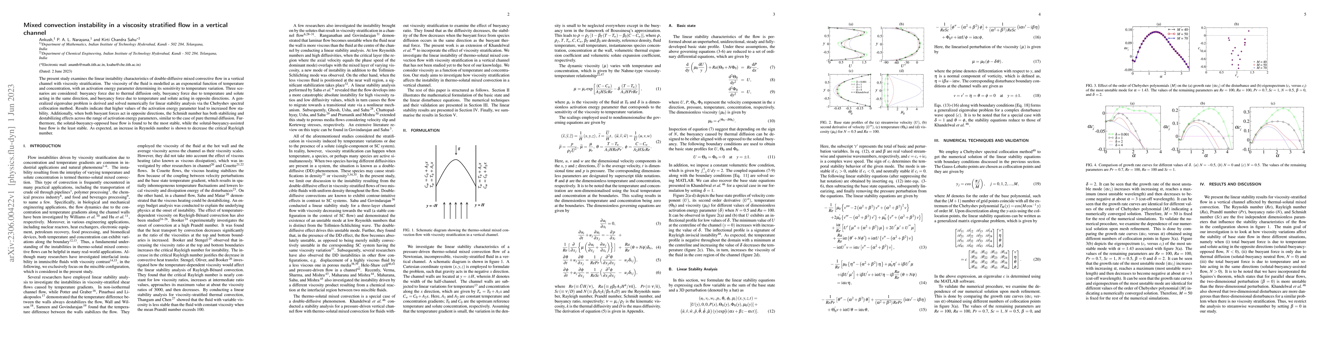 Thumbnail for Mixed convection instability in a viscosity stratified flow in a
  vertical channel