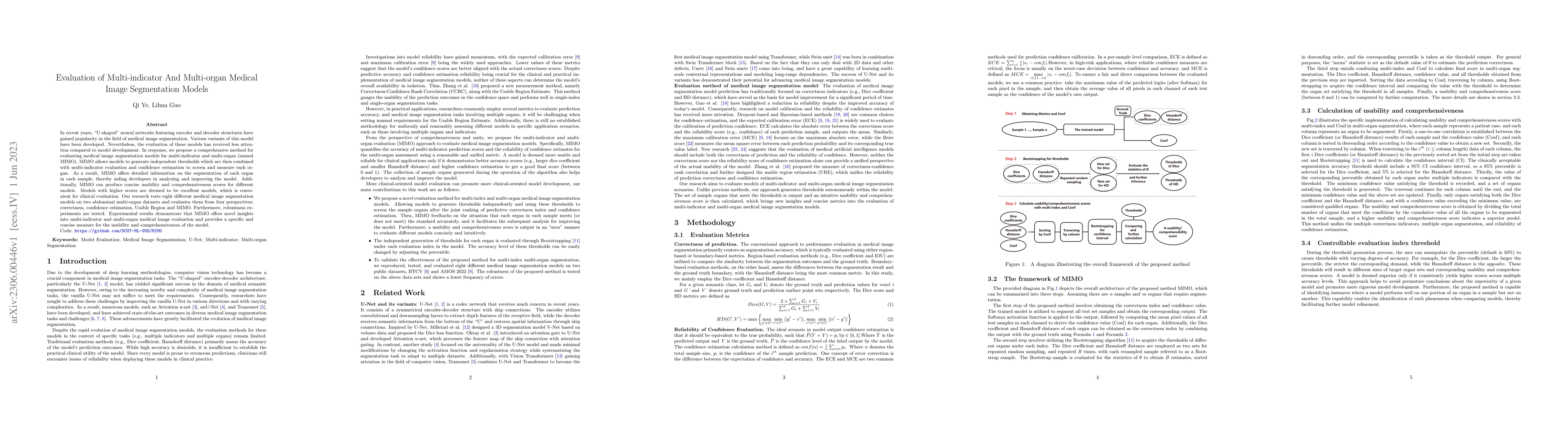 Thumbnail for Evaluation of Multi-indicator And Multi-organ Medical Image Segmentation
  Models