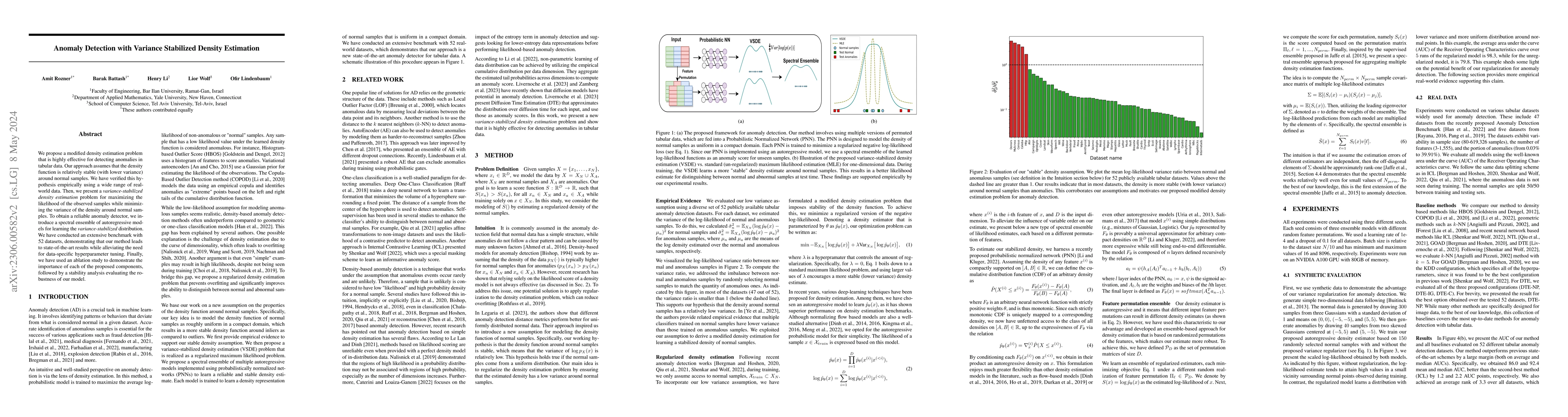 Thumbnail for Anomaly Detection with Variance Stabilized Density Estimation