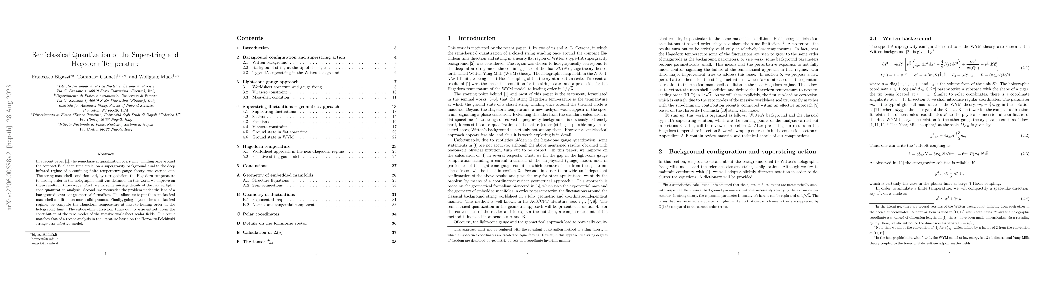 Thumbnail for Semiclassical Quantization of the Superstring and Hagedorn Temperature