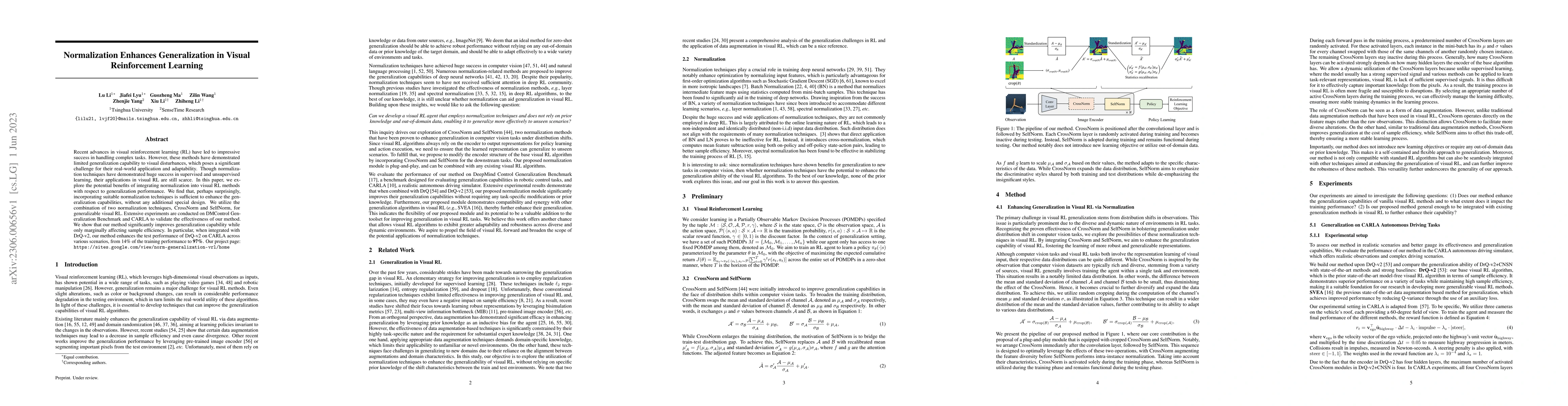 Thumbnail for Normalization Enhances Generalization in Visual Reinforcement Learning