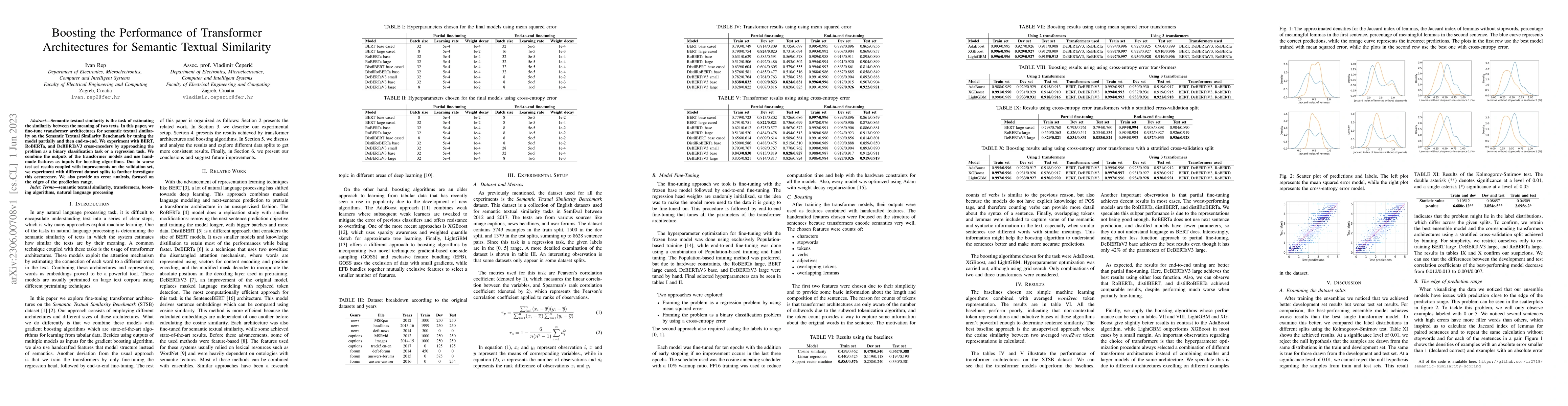 Thumbnail for Boosting the Performance of Transformer Architectures for Semantic
  Textual Similarity