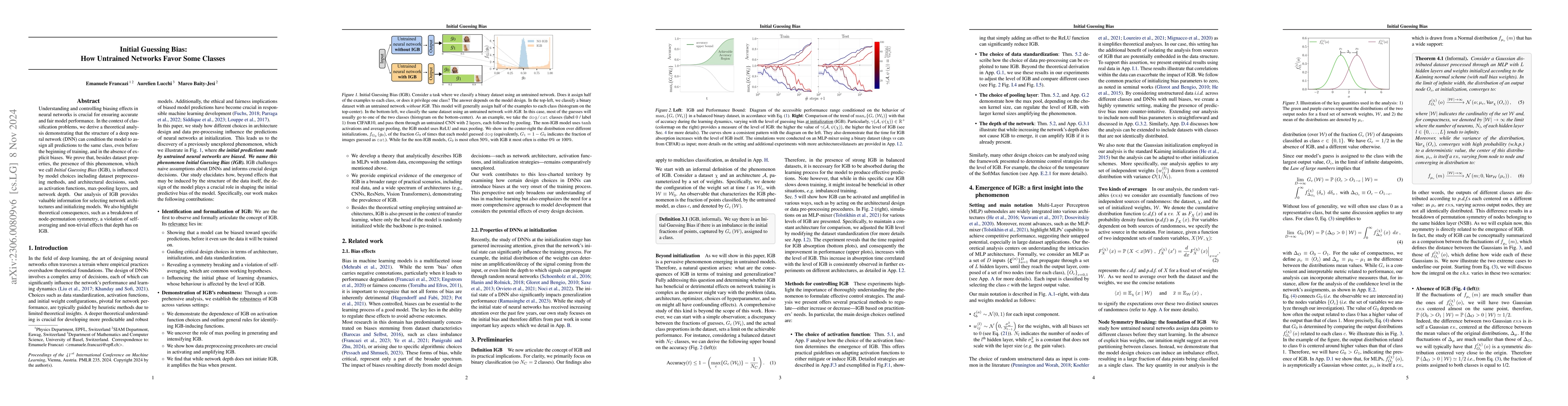 Thumbnail for Initial Guessing Bias: How Untrained Networks Favor Some Classes