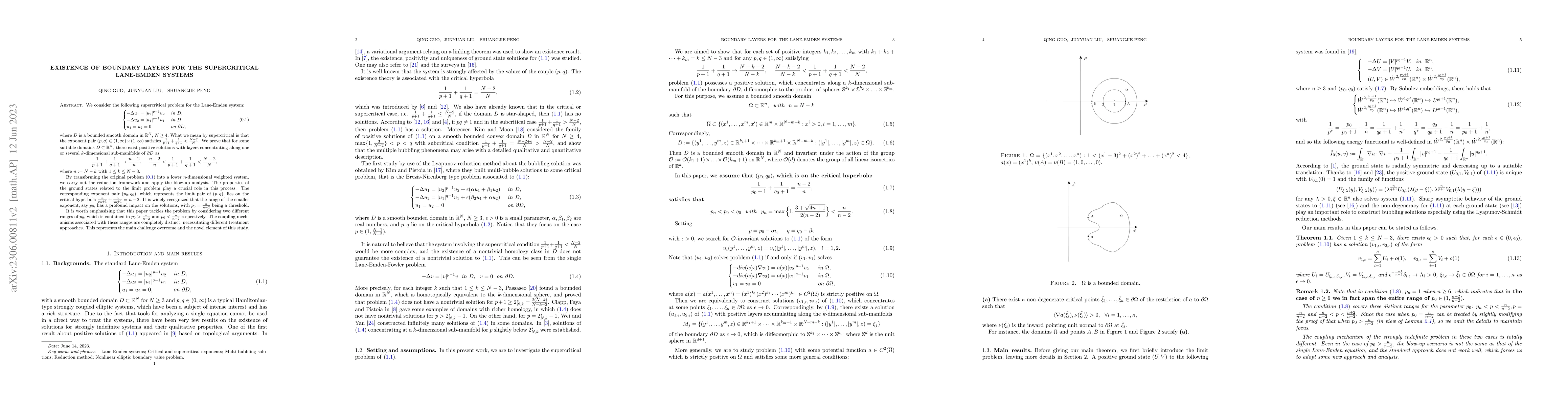 Thumbnail for Existence of Boundary Layers for the supercritical Lane-Emden Systems
