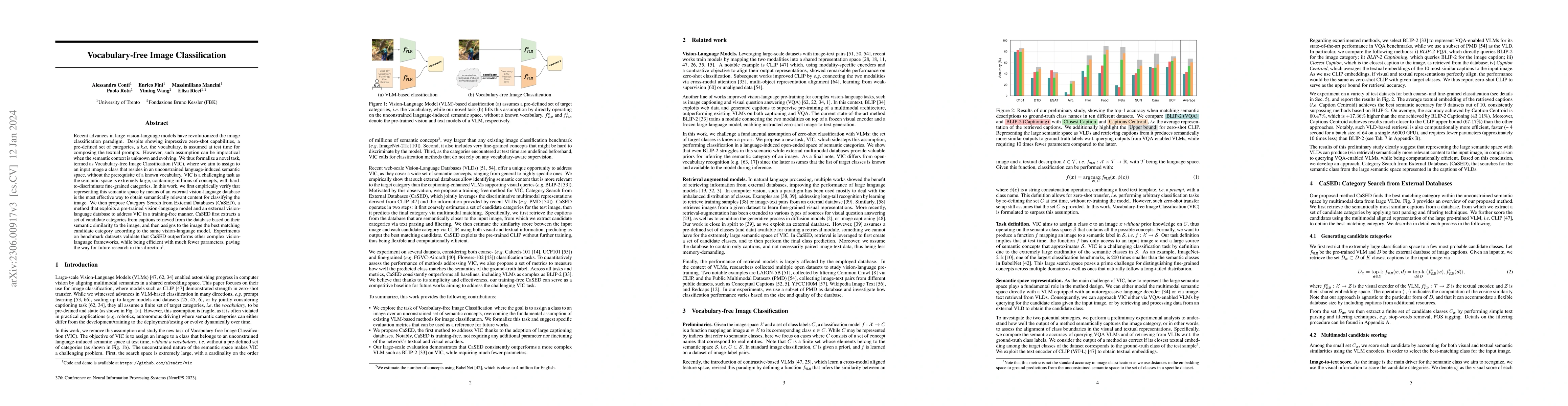 Thumbnail for Vocabulary-free Image Classification
