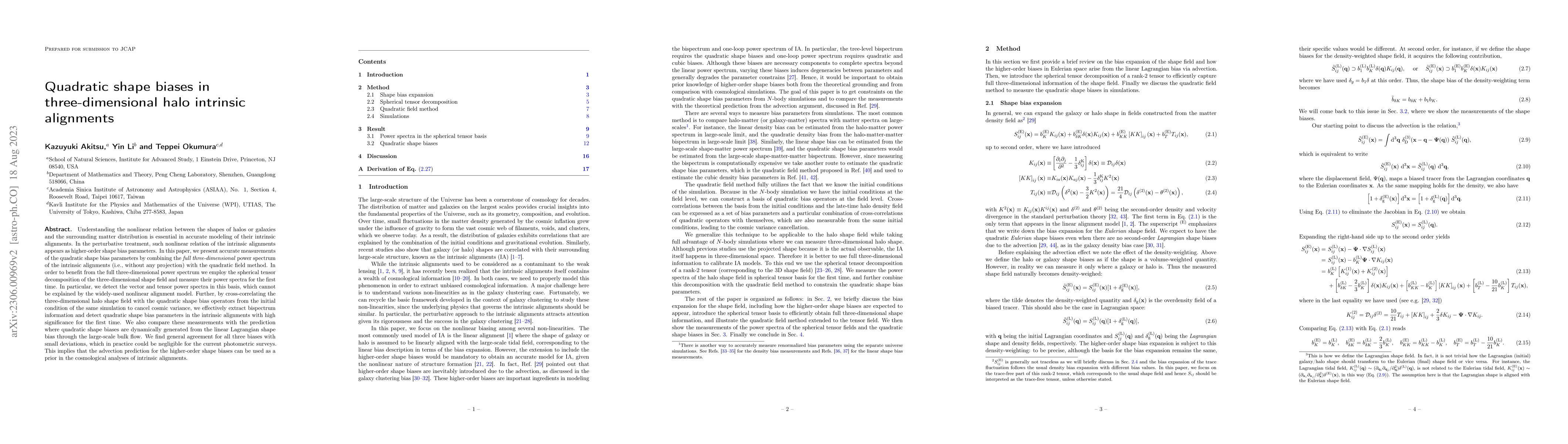 Thumbnail for Quadratic shape biases in three-dimensional halo intrinsic alignments