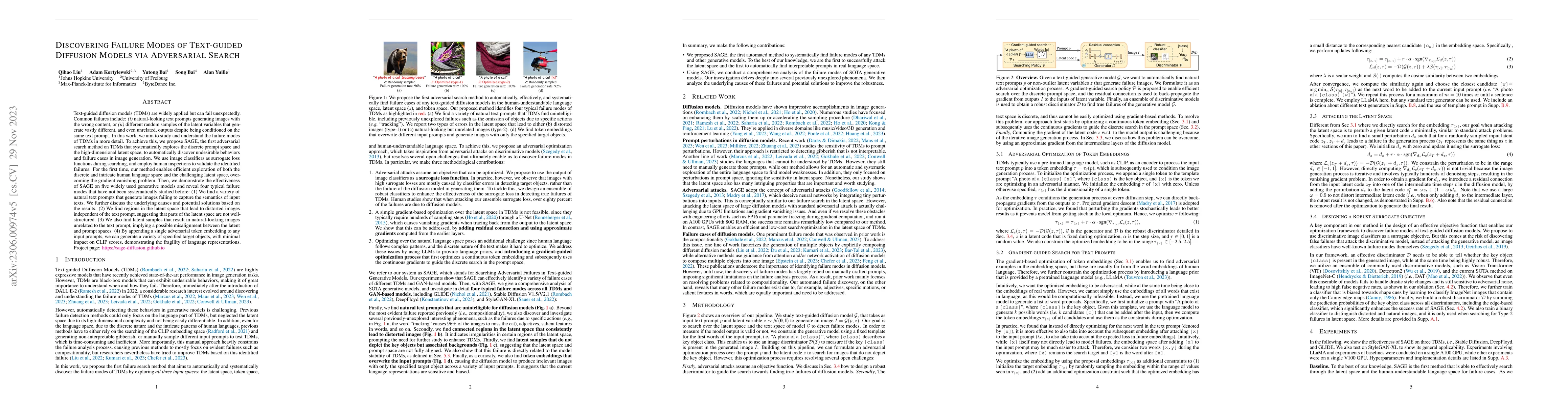 Thumbnail for Discovering Failure Modes of Text-guided Diffusion Models via
  Adversarial Search