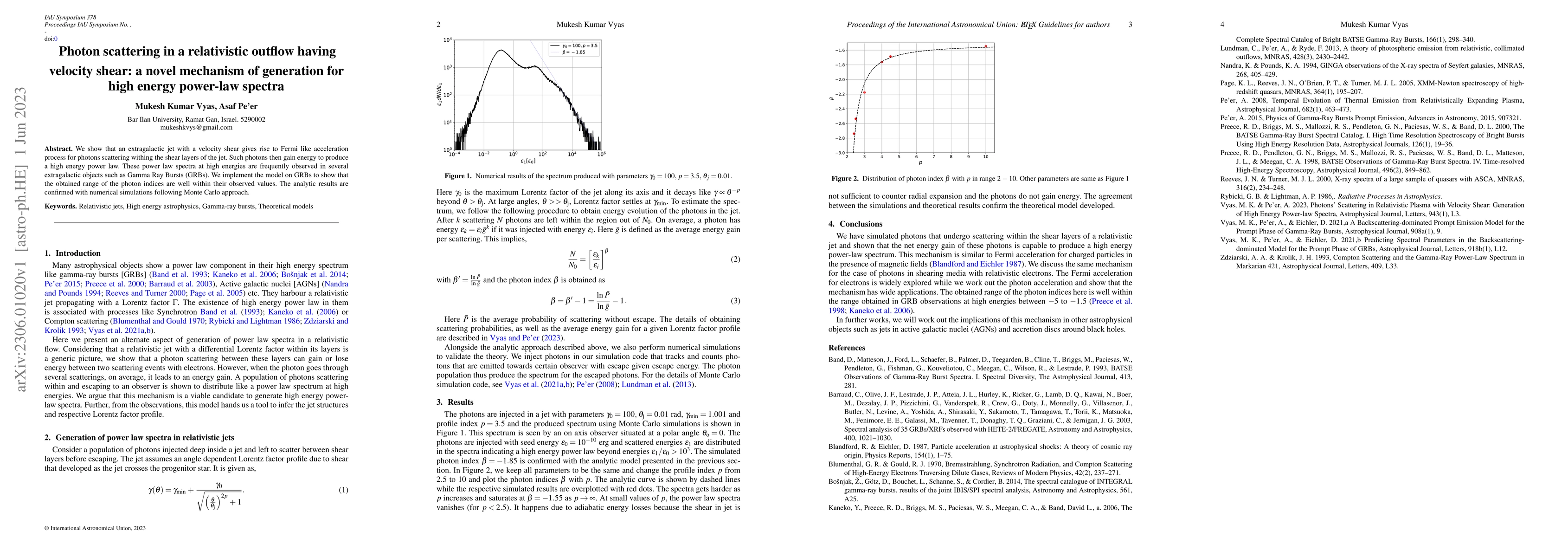 Thumbnail for Photon scattering in a relativistic outflow having velocity shear: a
  novel mechanism of generation for high energy power-law spectra