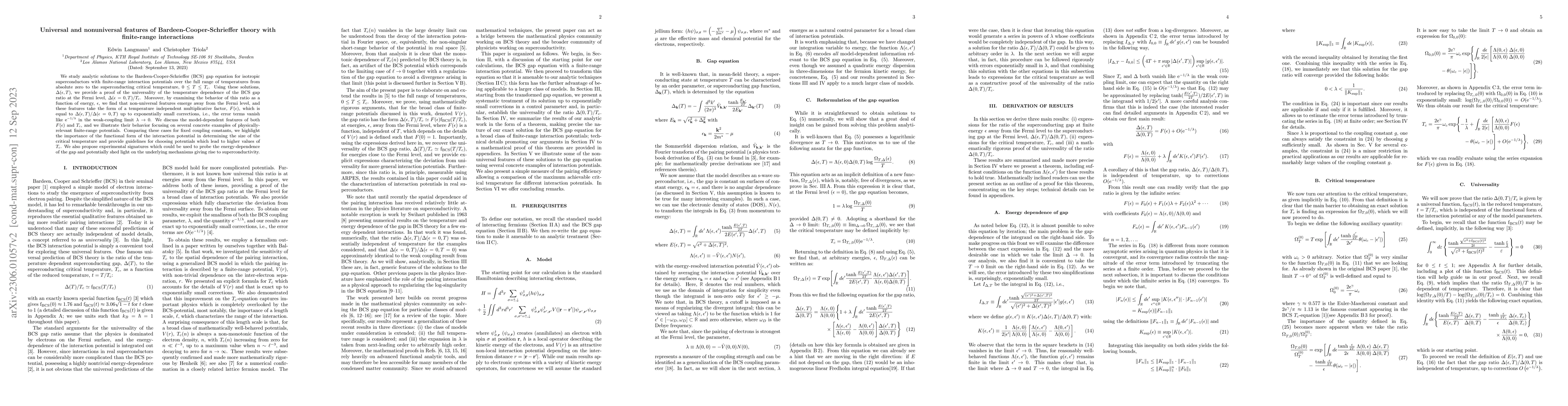 Thumbnail for Universal and nonuniversal features of Bardeen-Cooper-Schrieffer theory
  with finite-range interactions