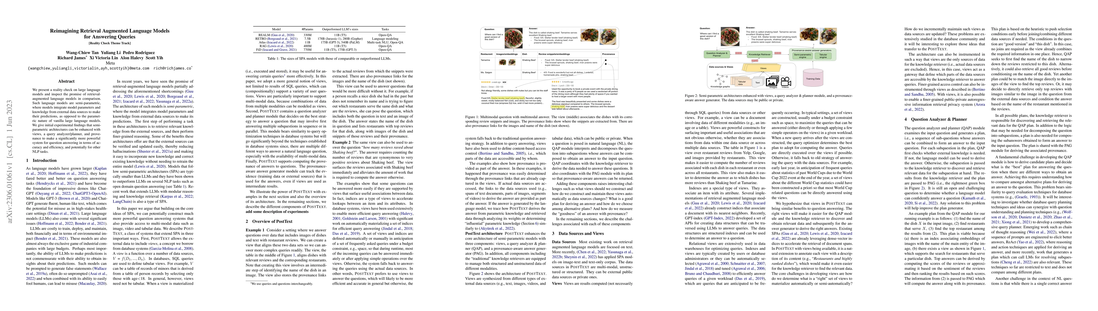 Thumbnail for Reimagining Retrieval Augmented Language Models for Answering Queries
