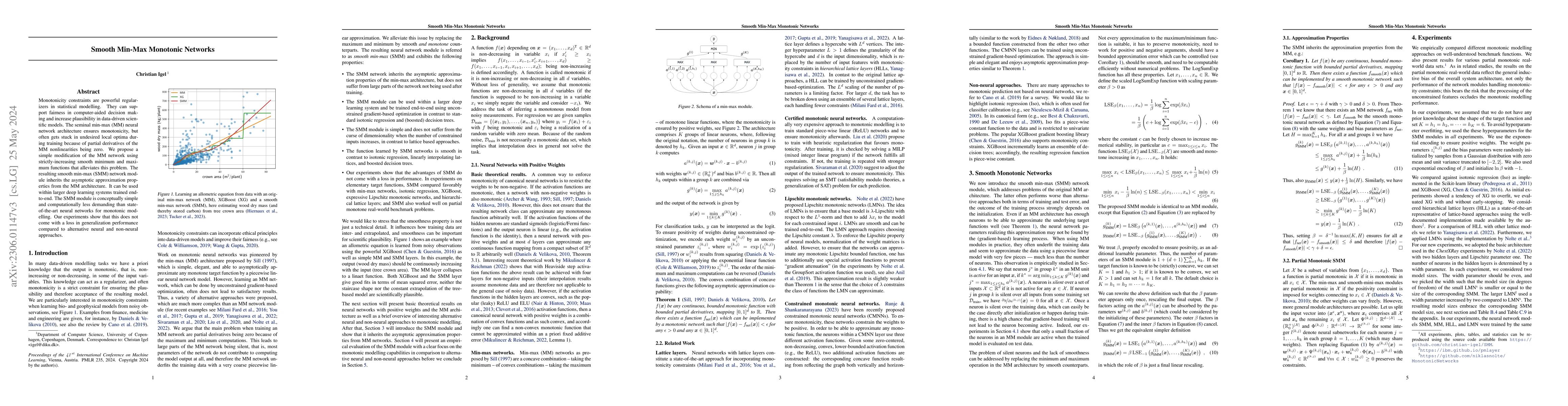 Thumbnail for Smooth Min-Max Monotonic Networks