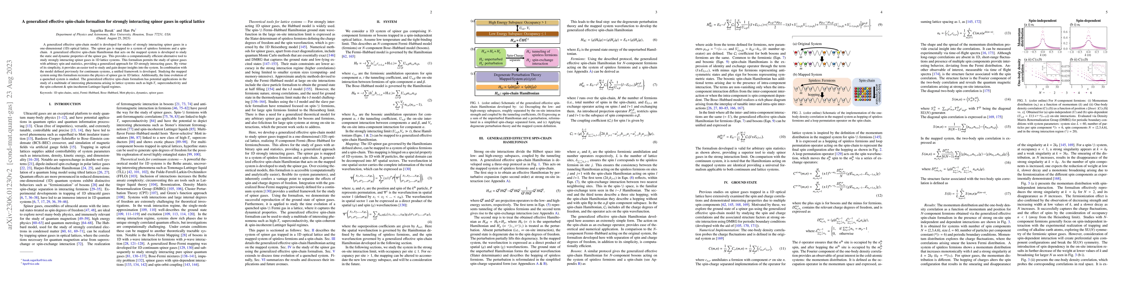 Thumbnail for A generalized effective spin-chain formalism for strongly interacting
  spinor gases in optical lattice