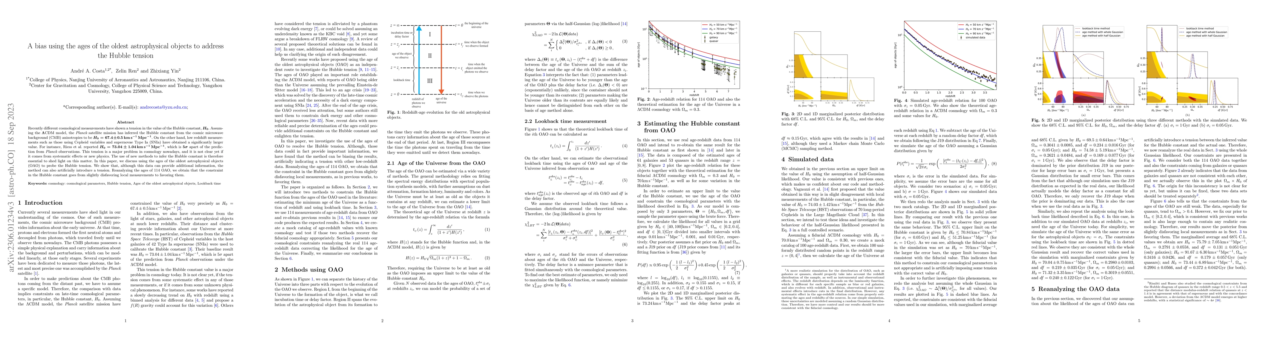Thumbnail for A bias using the ages of the oldest astrophysical objects to address the
  Hubble tension