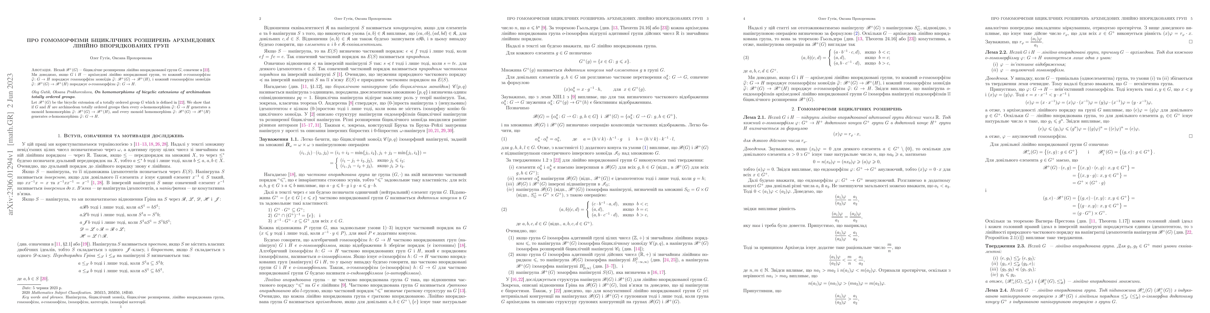Thumbnail for On homomorphisms of bicyclic extensions of archimedean totally ordered
  groups