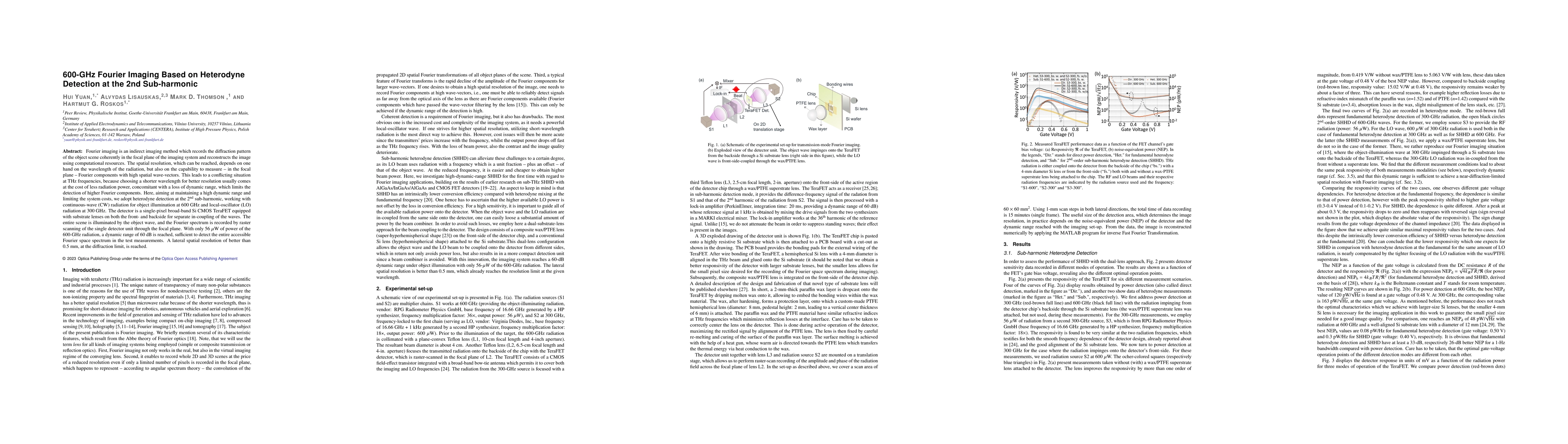 Thumbnail for 600-GHz Fourier Imaging Based on Heterodyne Detection at the 2nd
  Sub-harmonic