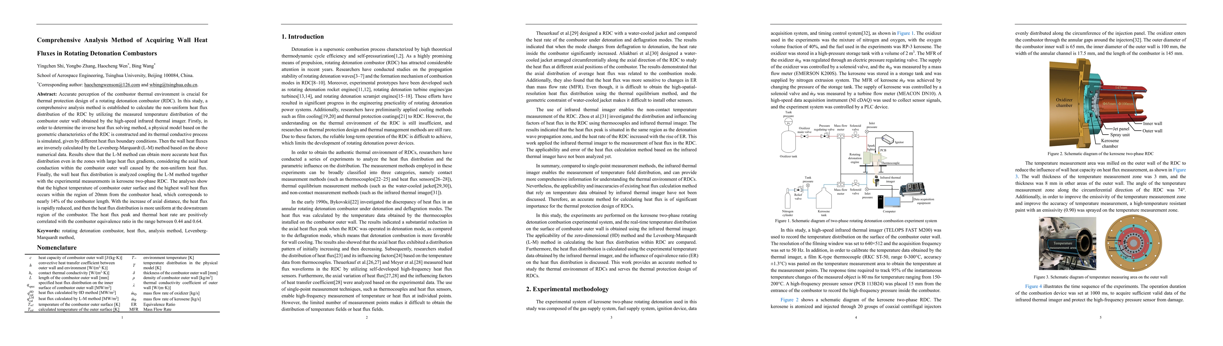 Thumbnail for Comprehensive Analysis Method of Acquiring Wall Heat Fluxes in Rotating
  Detonation Combustors
