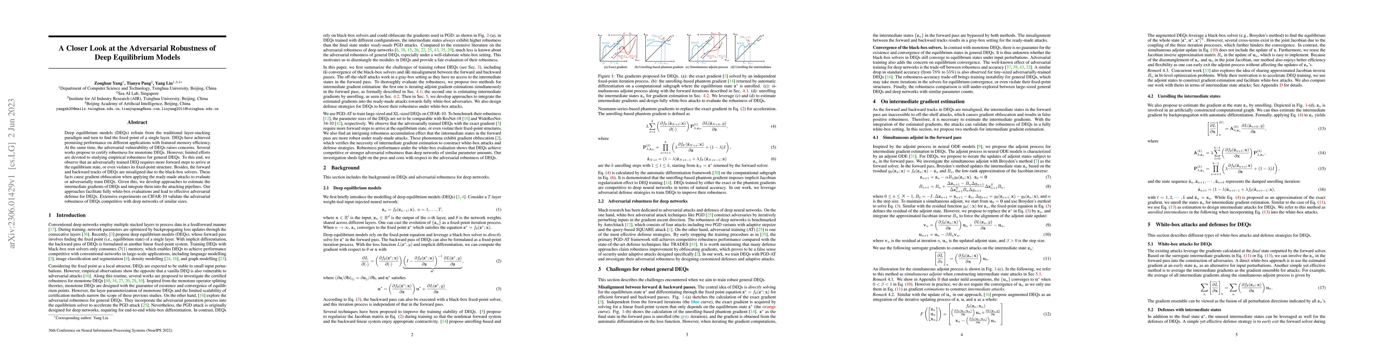 Thumbnail for A Closer Look at the Adversarial Robustness of Deep Equilibrium Models