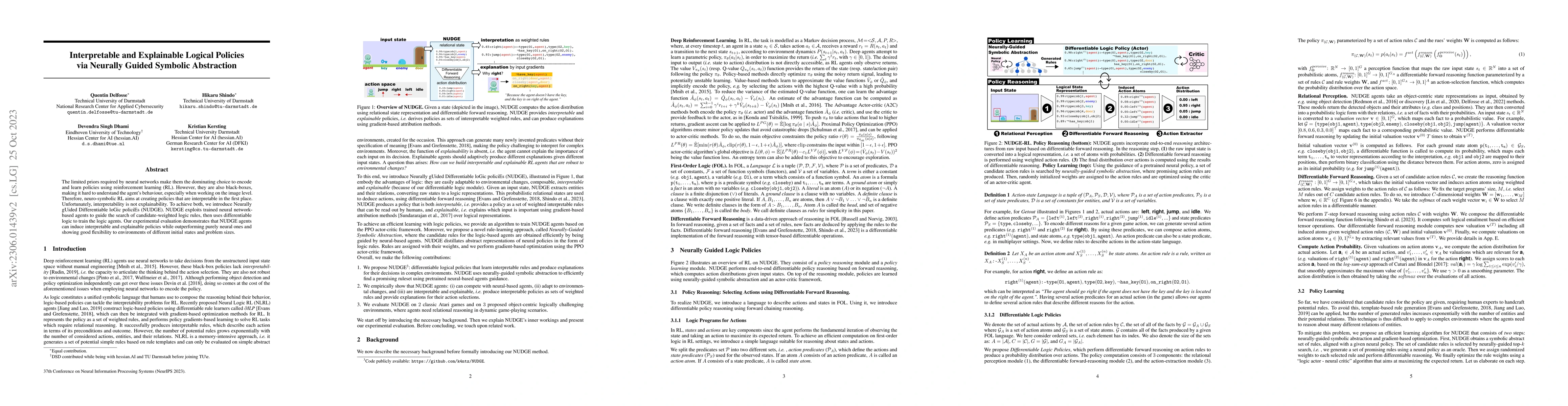 Thumbnail for Interpretable and Explainable Logical Policies via Neurally Guided
  Symbolic Abstraction