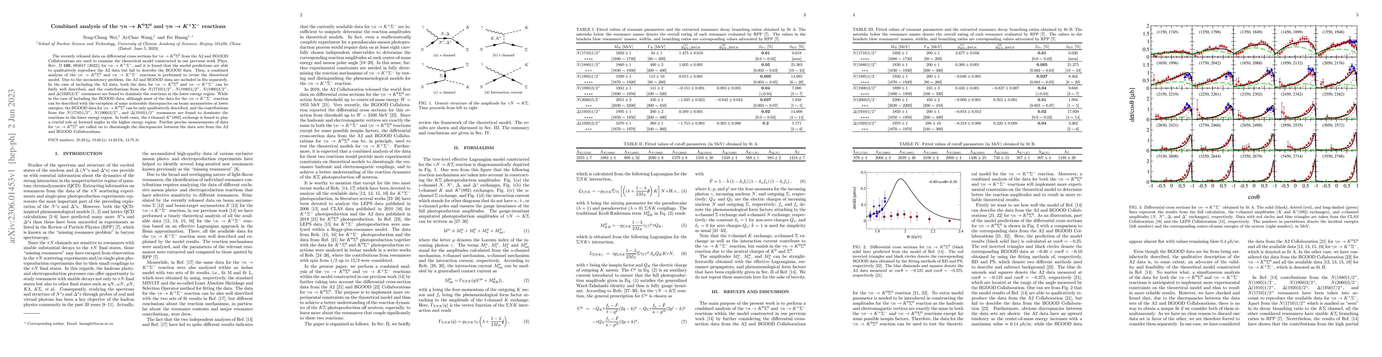 Thumbnail for Combined analysis of the $\gamma n \to K^0\Sigma^0$ and $\gamma n \to
  K^+\Sigma^-$ reactions