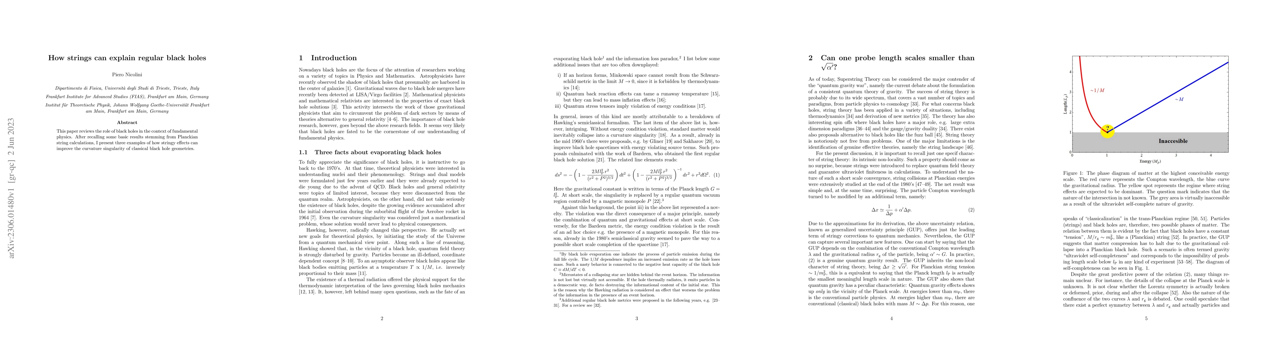 Thumbnail for How strings can explain regular black holes