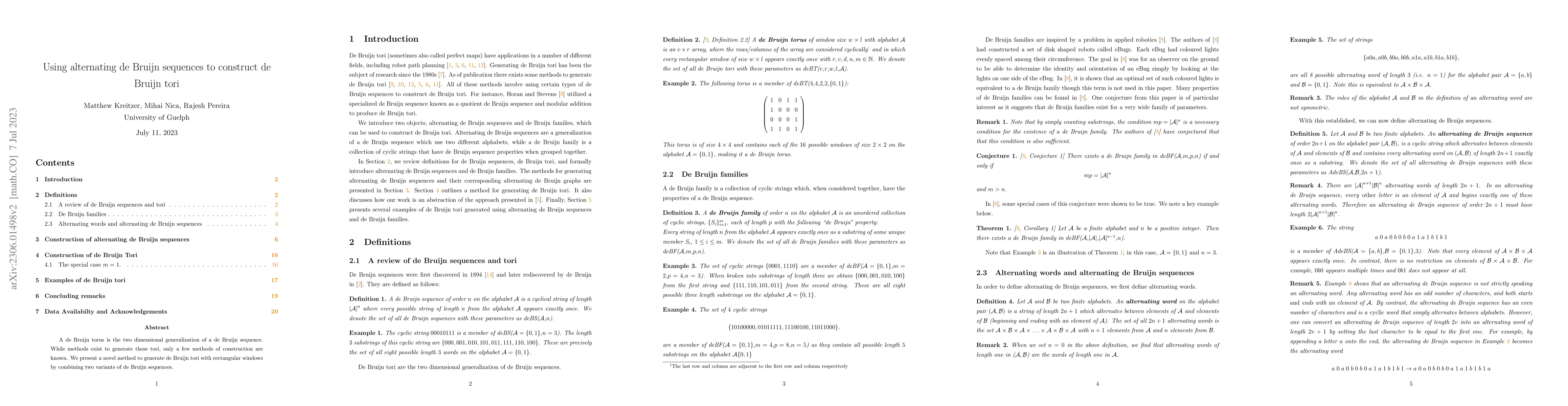 Thumbnail for Using alternating de Bruijn sequences to construct de Bruijn tori