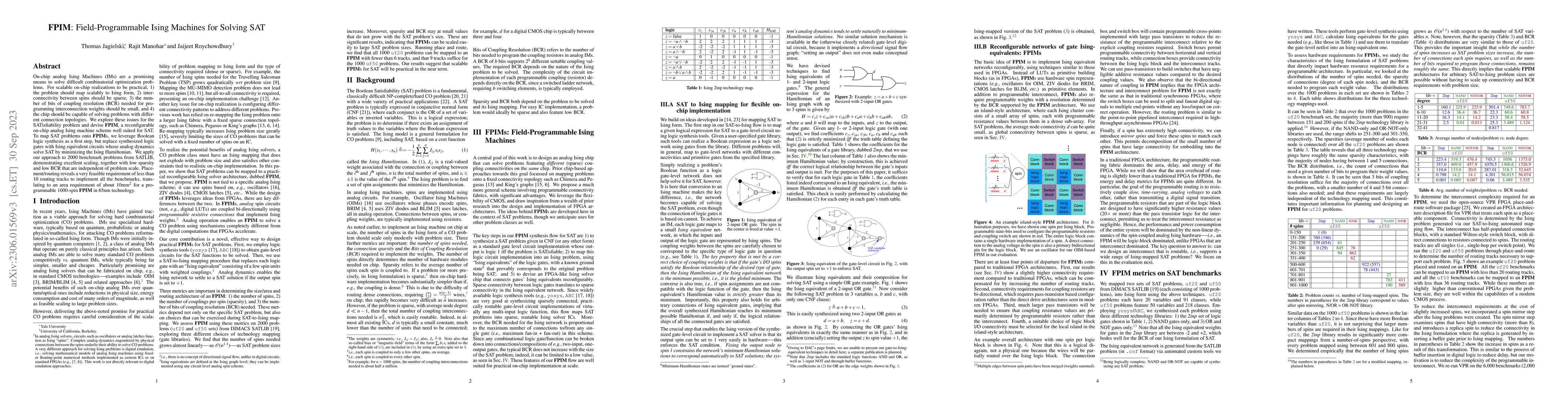 Thumbnail for FPIM: Field-Programmable Ising Machines for Solving SAT