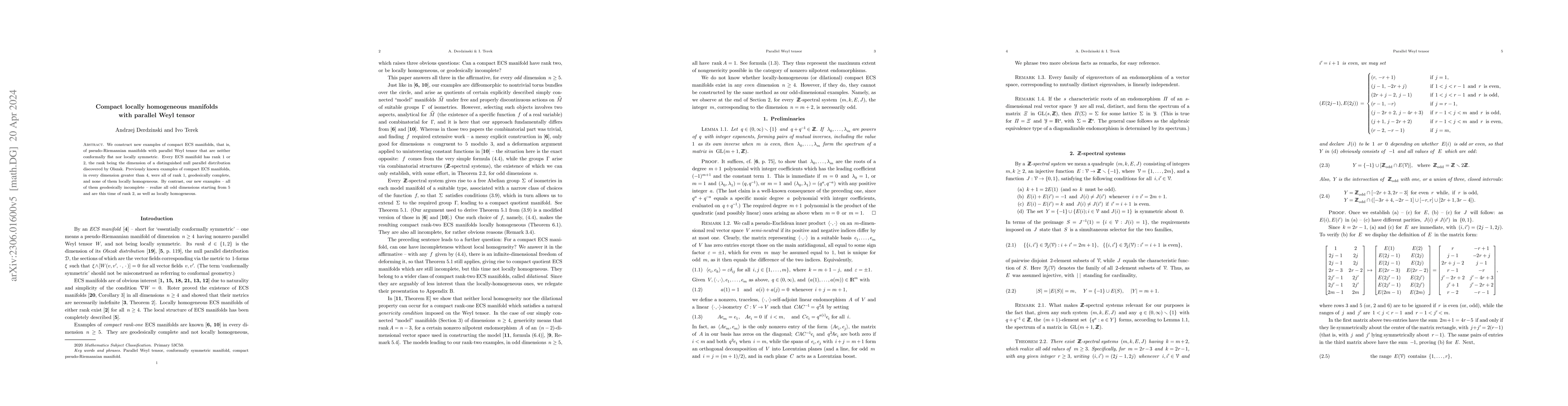 Thumbnail for Compact locally homogeneous manifolds with parallel Weyl tensor