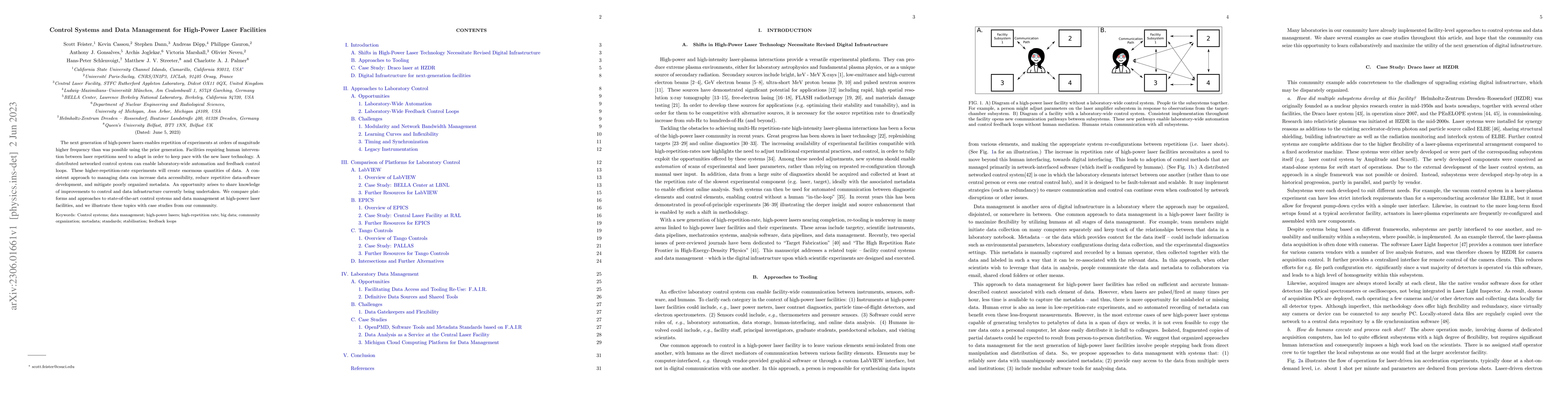 Thumbnail for Control Systems and Data Management for High-Power Laser Facilities