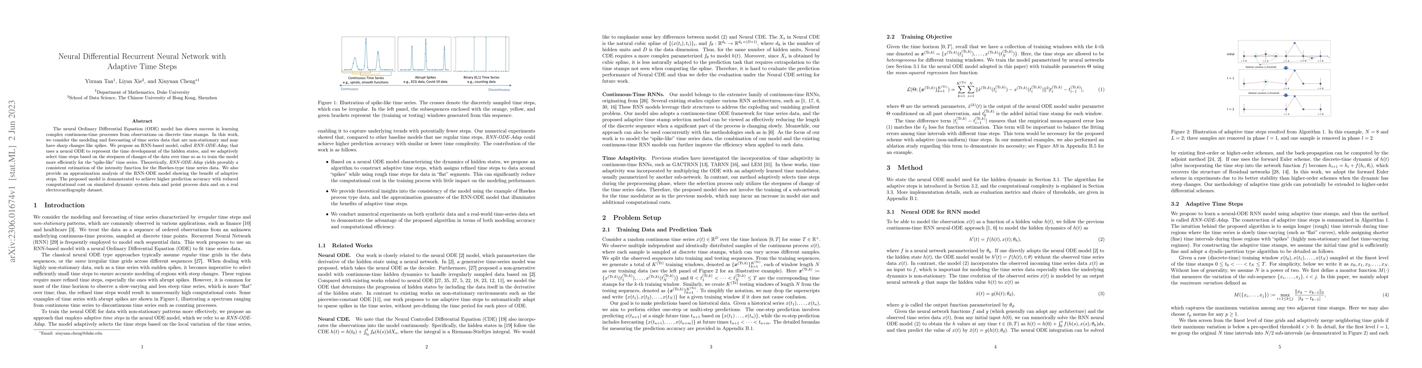 Thumbnail for Neural Differential Recurrent Neural Network with Adaptive Time Steps