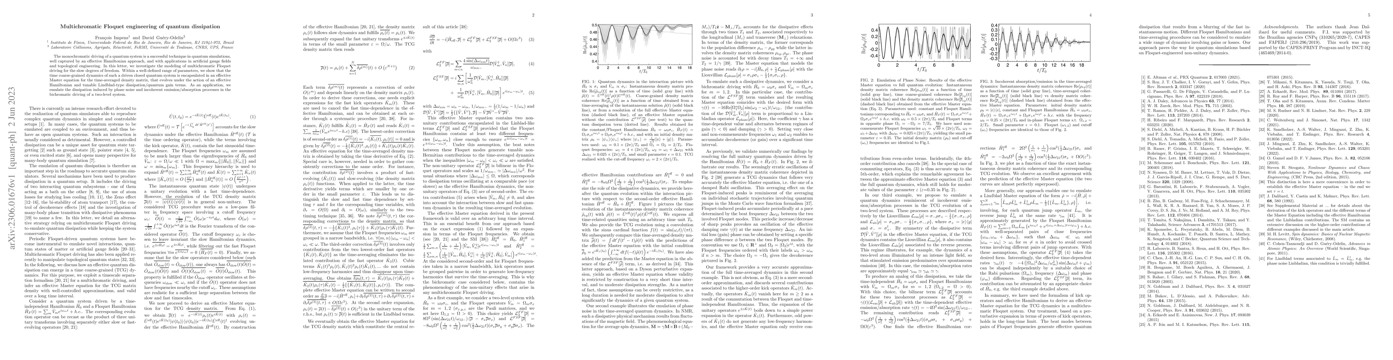 Thumbnail for Multichromatic Floquet engineering of quantum dissipation