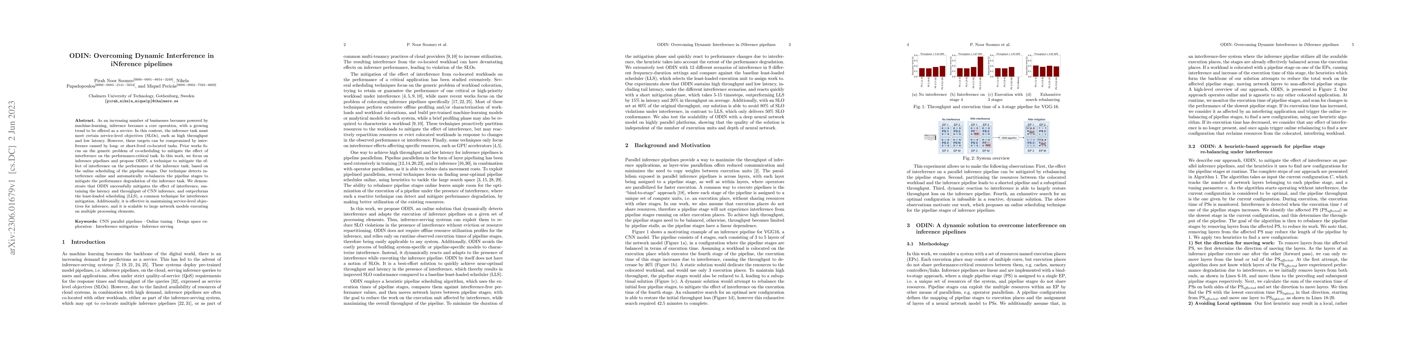 Thumbnail for ODIN: Overcoming Dynamic Interference in iNference pipelines