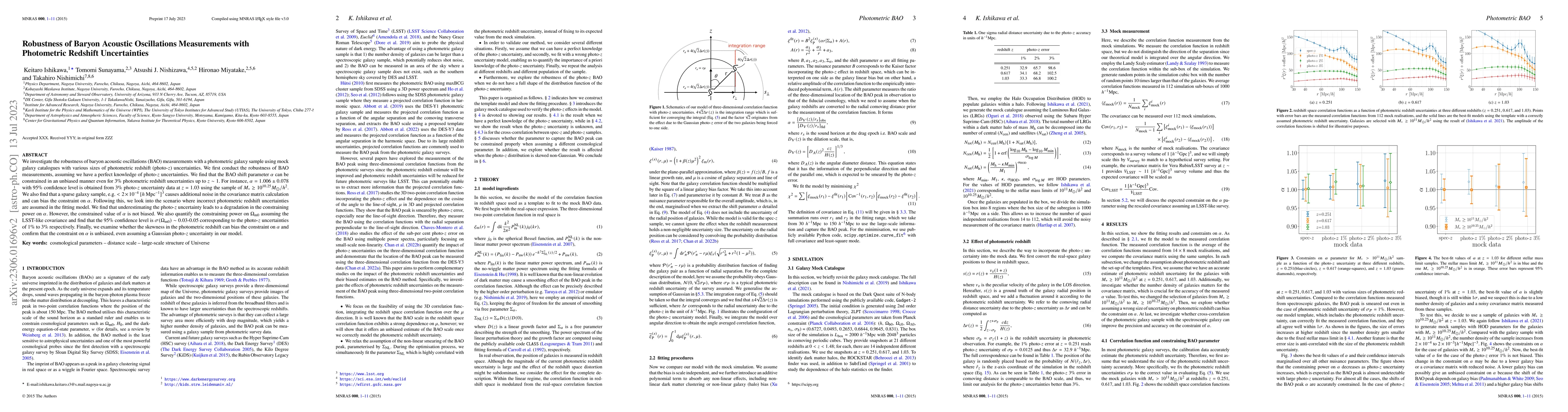 Thumbnail for Robustness of Baryon Acoustic Oscillations Measurements with Photometric
  Redshift Uncertainties