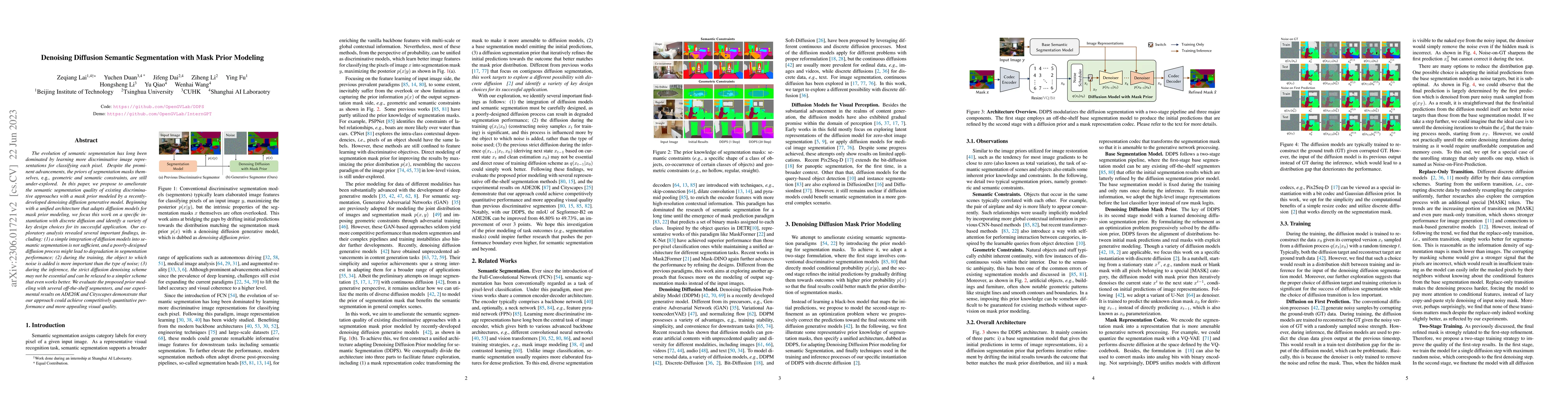 Thumbnail for Denoising Diffusion Semantic Segmentation with Mask Prior Modeling